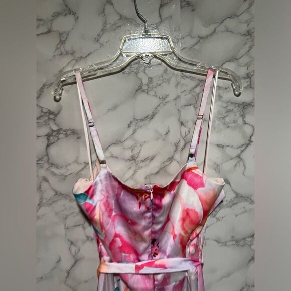 Tahari ASL Sleeveless Faux Wrapped Prom Dress - Picture 11 of 13